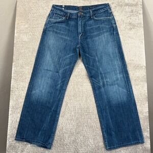 Citizens of Humanity Mens Jeans Straight Leg Blue Denim 38x32 12697 Style 606306